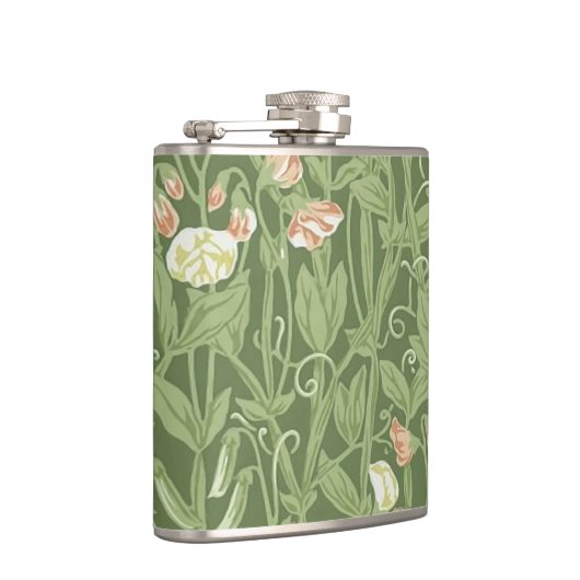 William Morris Sweet Pea Floral Design Heupfles (Rechts)