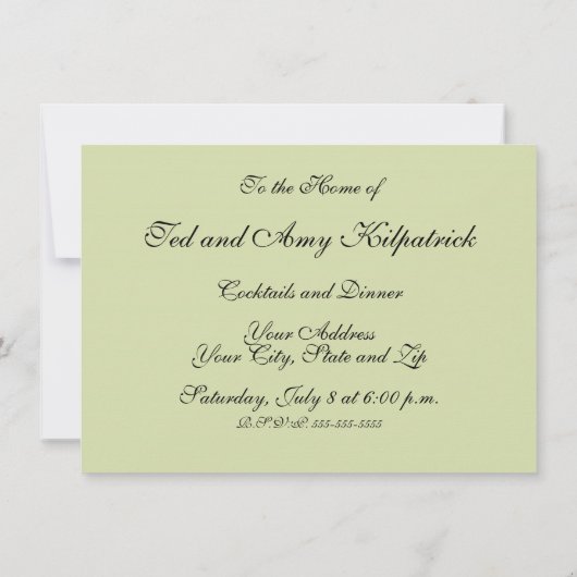 William Morris Sweet Pea Floral Design Kaart (Achterkant)