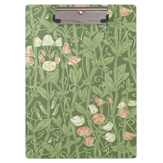 William Morris Sweet Pea Floral Design Klembord (Voorkant)