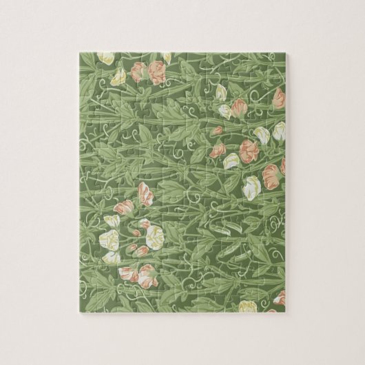 William Morris Sweet Pea Floral Design Legpuzzel (Verticaal)