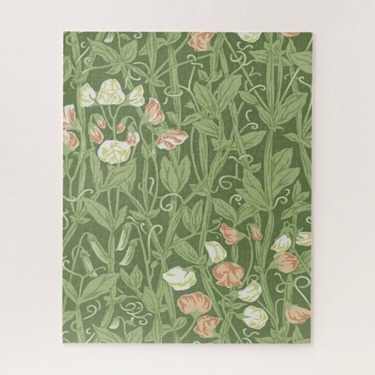 William Morris Sweet Pea Floral Design Legpuzzel (Verticaal)