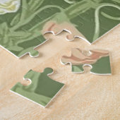 William Morris Sweet Pea Floral Design Legpuzzel (Zijkant)