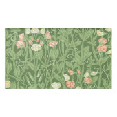 William Morris Sweet Pea Floral Design Naambadge (Voorkant)