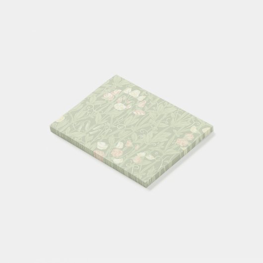 William Morris Sweet Pea Floral Design Post-it® Notes (Schuin)