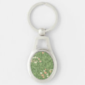 William Morris Sweet Pea Floral Design Sleutelhanger (Voorkant)