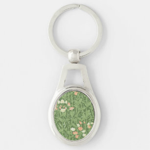 William Morris Sweet Pea Floral Design Sleutelhanger