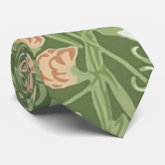 William Morris Sweet Pea Floral Design Stropdas (Opgerold)