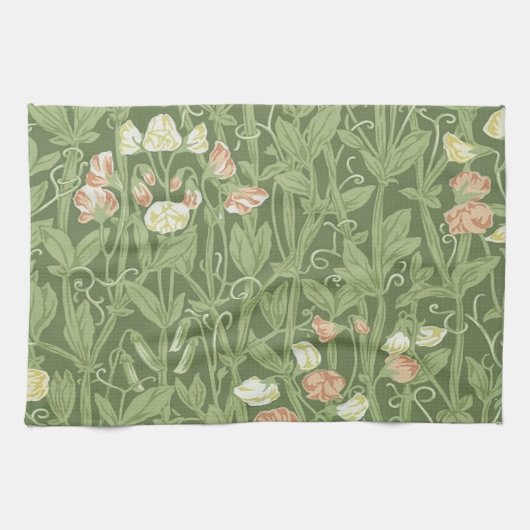 William Morris Sweet Pea Floral Design Theedoek (Horizontaal)