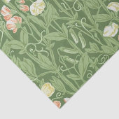 William Morris Sweet Pea Floral Design Tissuepapier (Detail)