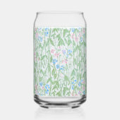 William Morris Sweet Pea Floral Pattern Classic Blikvorm Glas (Links)