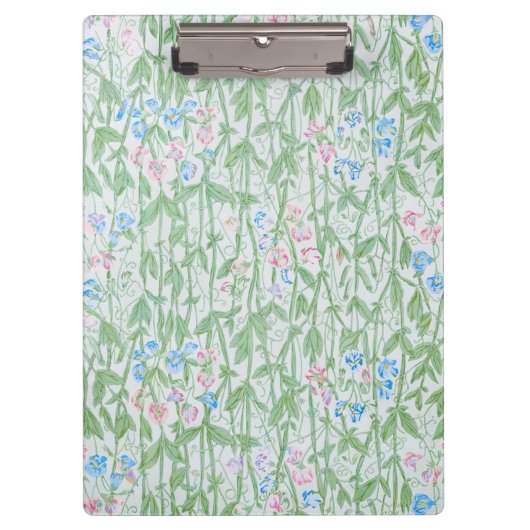 William Morris Sweet Pea Floral Pattern Classic Klembord (Voorkant)