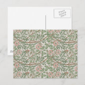 William Morris Sweetbriar Floral Art Nouveau Briefkaart (Voorkant / Achterkant)
