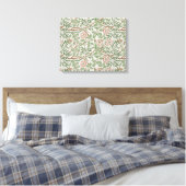 William Morris Sweetbriar Floral Art Nouveau Canvas Afdruk (Insitu (Slaapkamer))