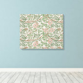 William Morris Sweetbriar Floral Art Nouveau Canvas Afdruk (Insitu (Houten vloer))