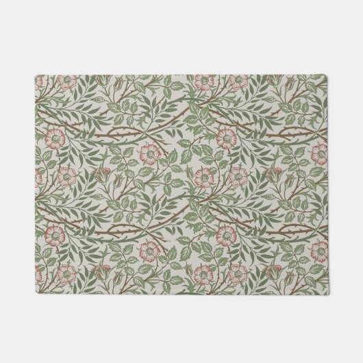 William Morris Sweetbriar Floral Art Nouveau Deurmat (Voorkant)