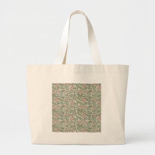 William Morris Sweetbriar Floral Art Nouveau Grote Tote Bag (Voorkant)