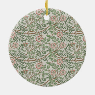 William Morris Sweetbriar Floral Art Nouveau Keramisch Ornament