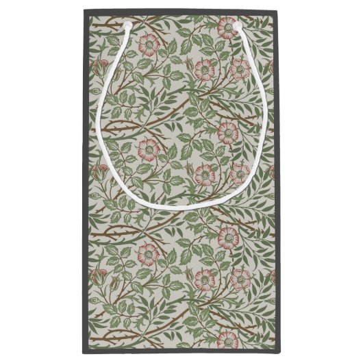 William Morris Sweetbriar Floral Art Nouveau Klein Cadeauzakje (Achterkant)