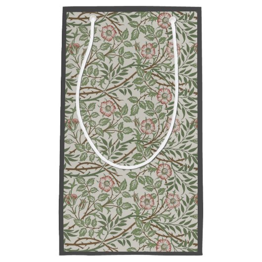 William Morris Sweetbriar Floral Art Nouveau Klein Cadeauzakje (Voorkant)