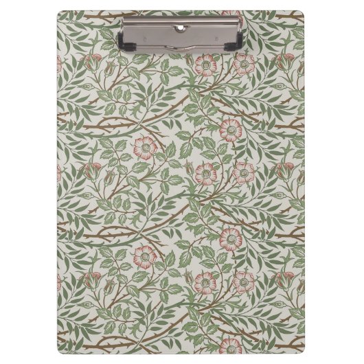 William Morris Sweetbriar Floral Art Nouveau Klembord (Voorkant)