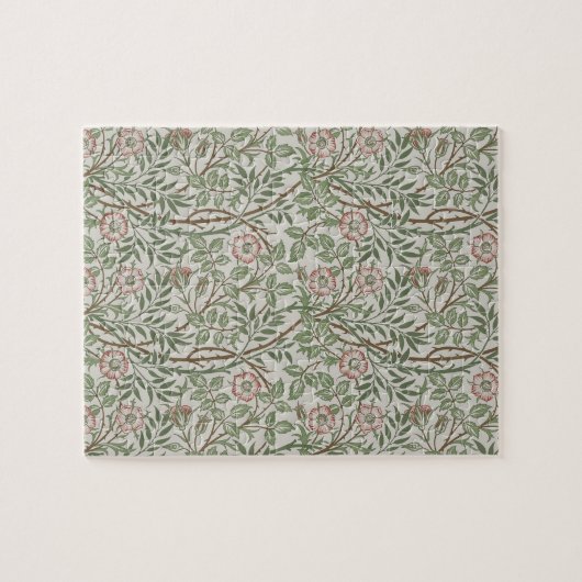 William Morris Sweetbriar Floral Art Nouveau Legpuzzel (Horizontaal)