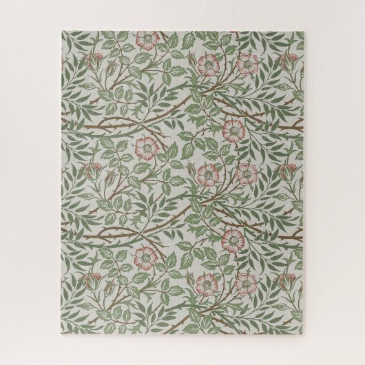 William Morris Sweetbriar Floral Art Nouveau Legpuzzel (Verticaal)