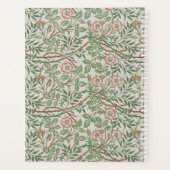 William Morris Sweetbriar Floral Art Nouveau Planner (Achterkant)