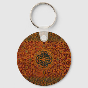 william morris tapestry tappet artwork sleutelhanger