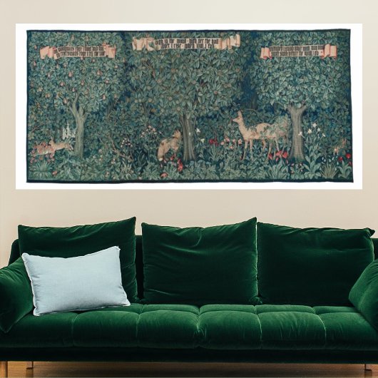 William Morris Tapestry Vintage Poster