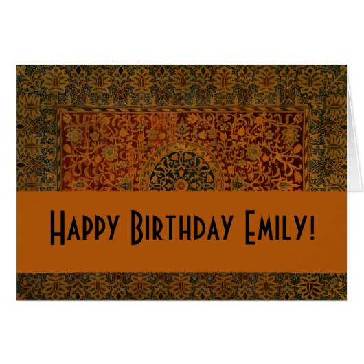 William Morris Tapijt Tapijt Tapijt Rug (Voorkant Horizontaal)