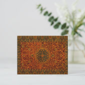 William Morris Tapijt Tapijt Tapijt Rug Briefkaart (Staand voorkant)