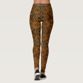 William Morris Tapijt Tapijt Tapijt Rug Leggings (Achterkant)