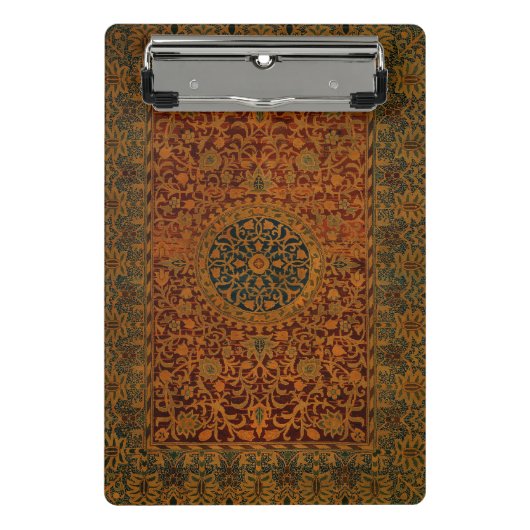 William Morris Tapijt Tapijt Tapijt Rug Mini Klembord (Voorkant)