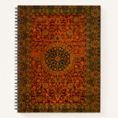 William Morris Tapijt Tapijt Tapijt Rug Notitieboek (Voorkant)