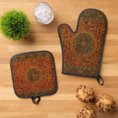 William Morris Tapijt Tapijt Tapijt Rug Ovenwant & Pannenlap Set (Top down)