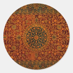William Morris Tapijt Tapijt Tapijt Rug Ronde Sticker