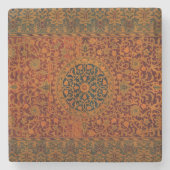 William Morris Tapijt Tapijt Tapijt Rug Stenen Onderzetter (Voorkant)