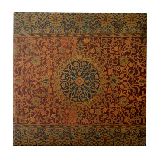 William Morris Tapijt Tapijt Tapijt Rug Tegeltje (Voorkant)