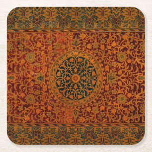 William Morris Tapijt Tapijt Vloerkleed Kartonnen Onderzetters