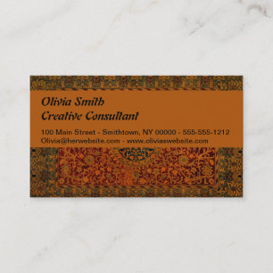 William Morris Tapijt Tapijt Vloerkleed Visitekaartje