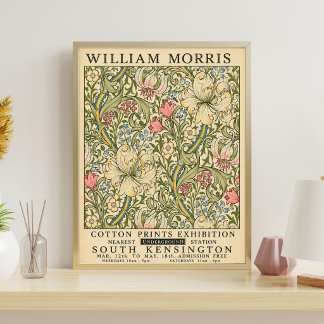 William Morris Tentoonstellingsposter | Vintage Bo Poster