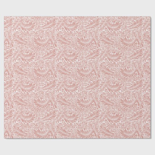 William Morris Terracotta Larkspur Pattern Cadeaupapier (Vlak)