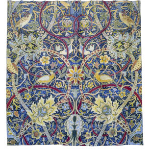 William Morris Textiel Patroon Bullerwood Douchegordijn