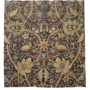 William Morris Textiel Patroon Bullerwood Douchegordijn