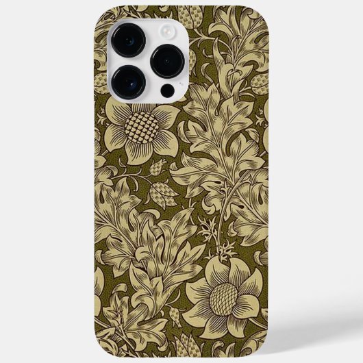 William Morris Textiel Patroon Fritillary Case-Mate iPhone Case (Achterkant)