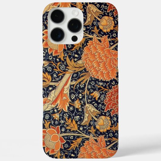 William Morris Textile Pattern Cray Case-Mate iPhone Case (Achterkant)