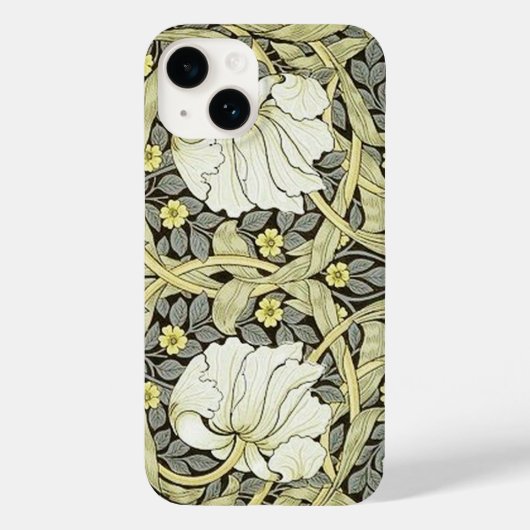 William Morris Textile Pattern Pimpernel Case-Mate iPhone Case (Achterkant)