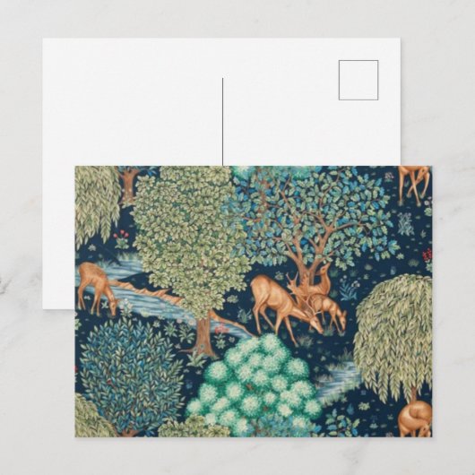 William Morris The Brook Briefkaart (Voorkant / Achterkant)