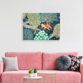 William Morris The Brook Canvas Afdruk (Insitu (Woonkamer))