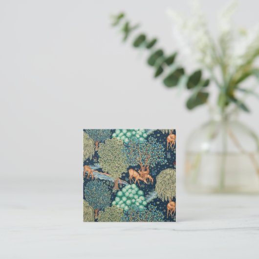 William Morris The Brook Vierkante Visitekaartje (Staand voorkant)